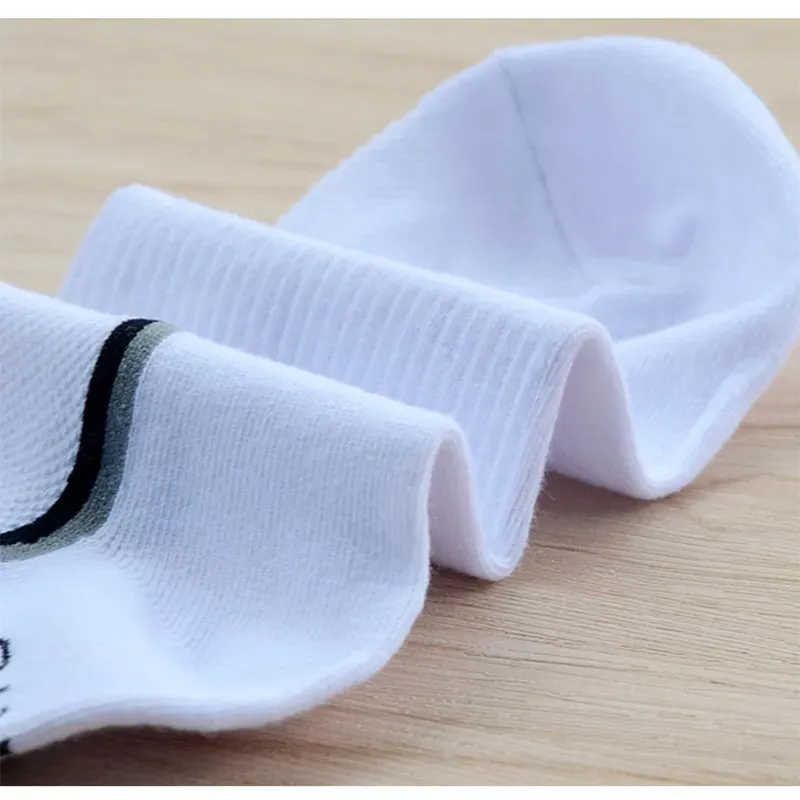 10 Pairs Men's Ankle Socks  Breathable Cotton Athletic & Casual Wear