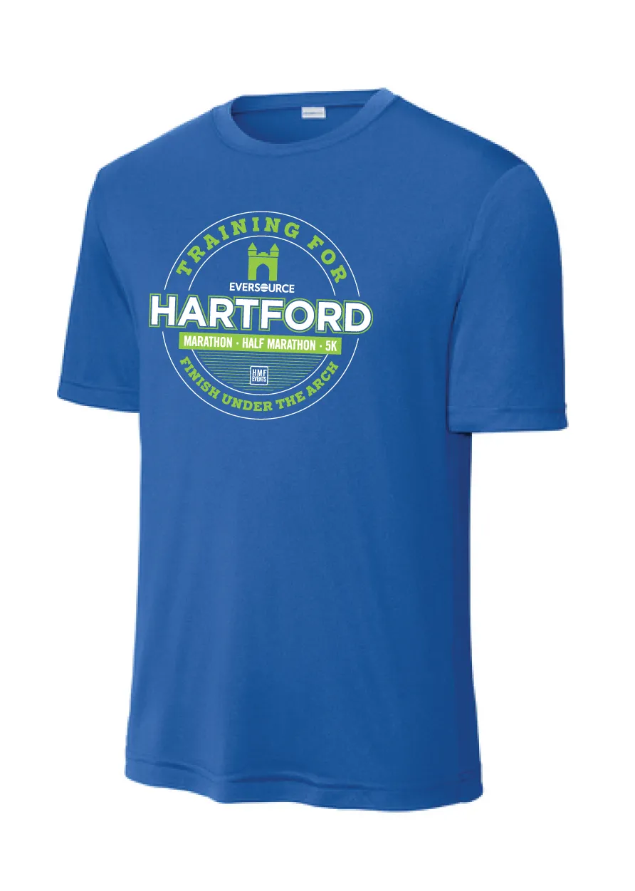2024 Men's Eversource Hartford Marathon Training Shirt - Short Sleeve