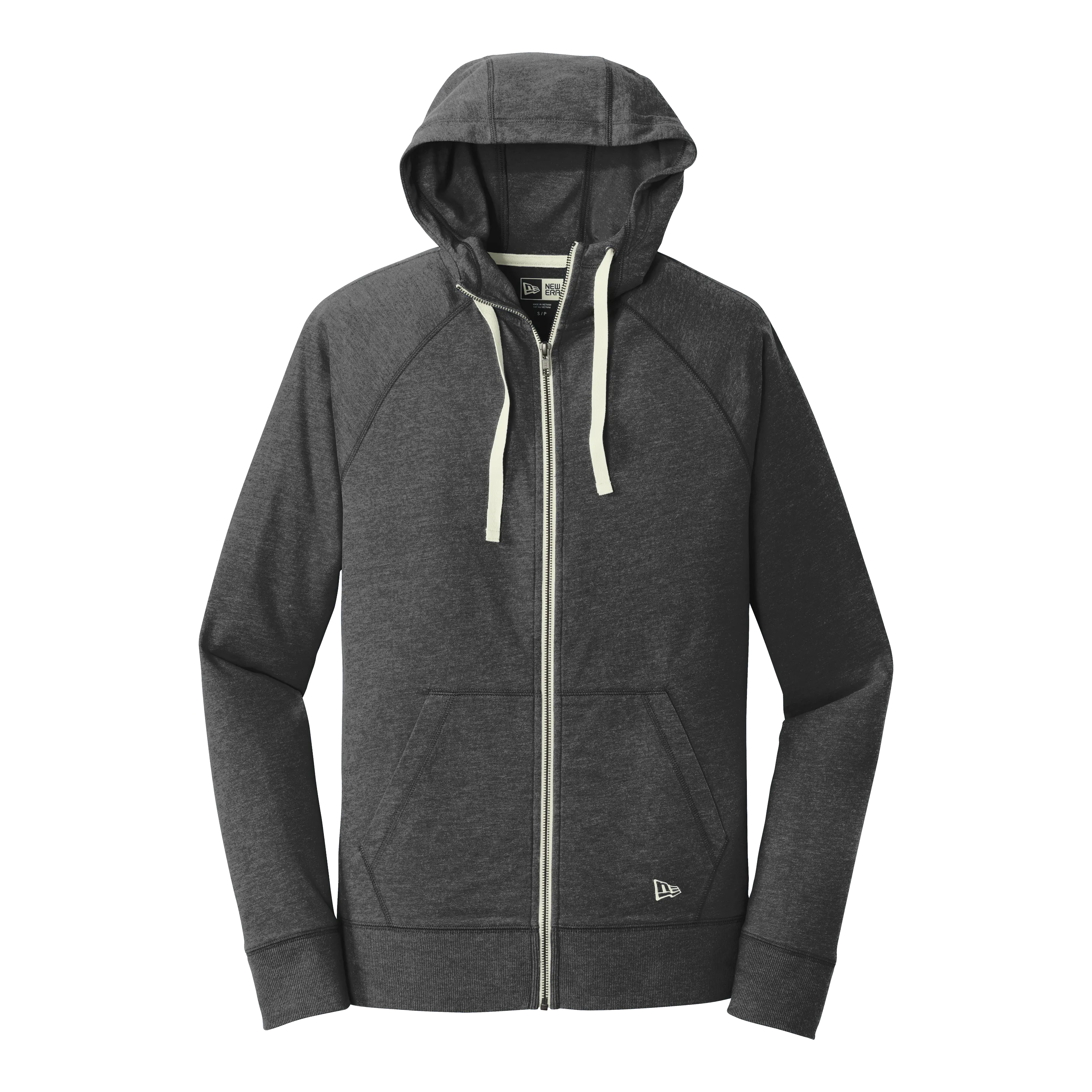 A1862M Mens Sueded Cotton Blend Full-Zip Hoodie