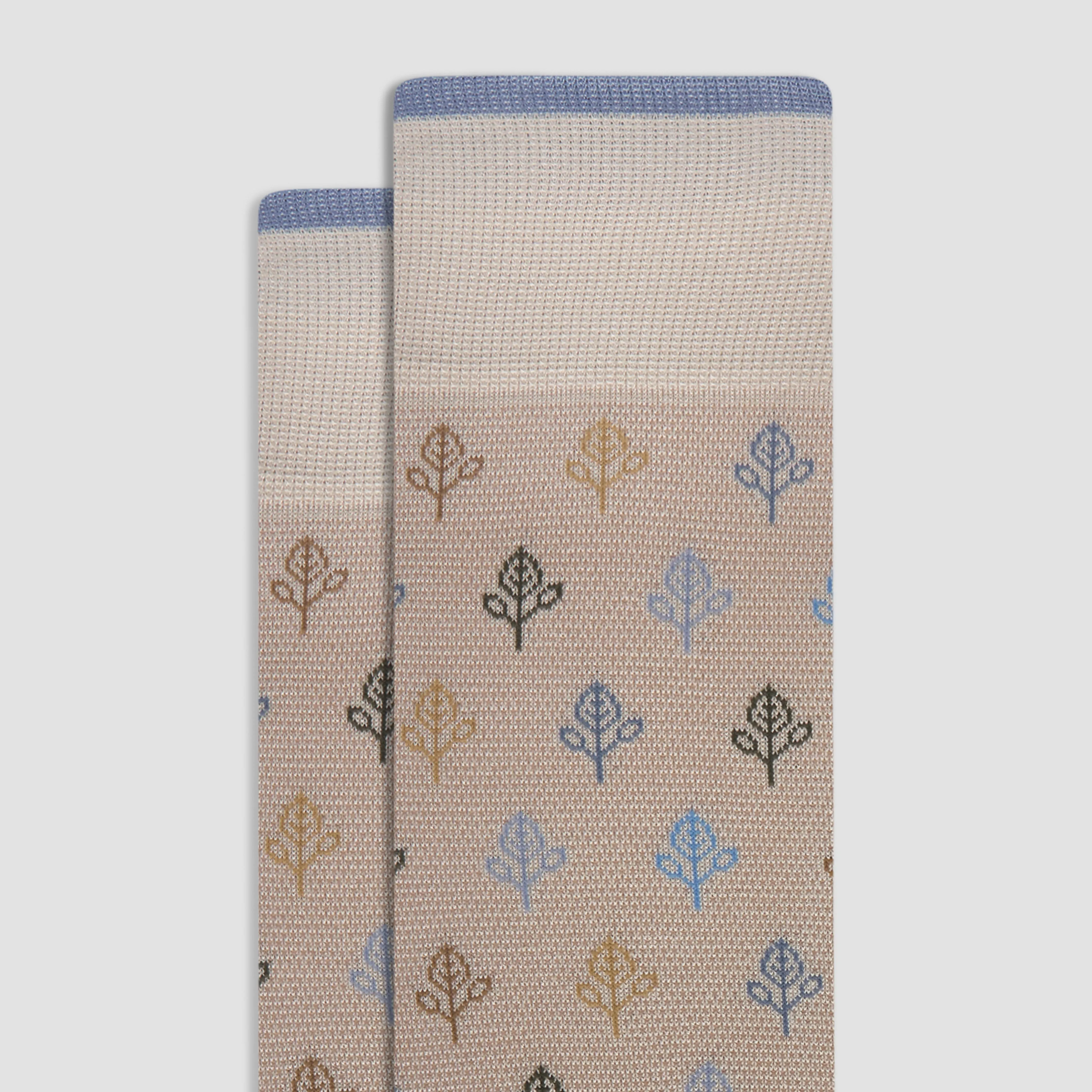 Abstract Mid-Calf Socks