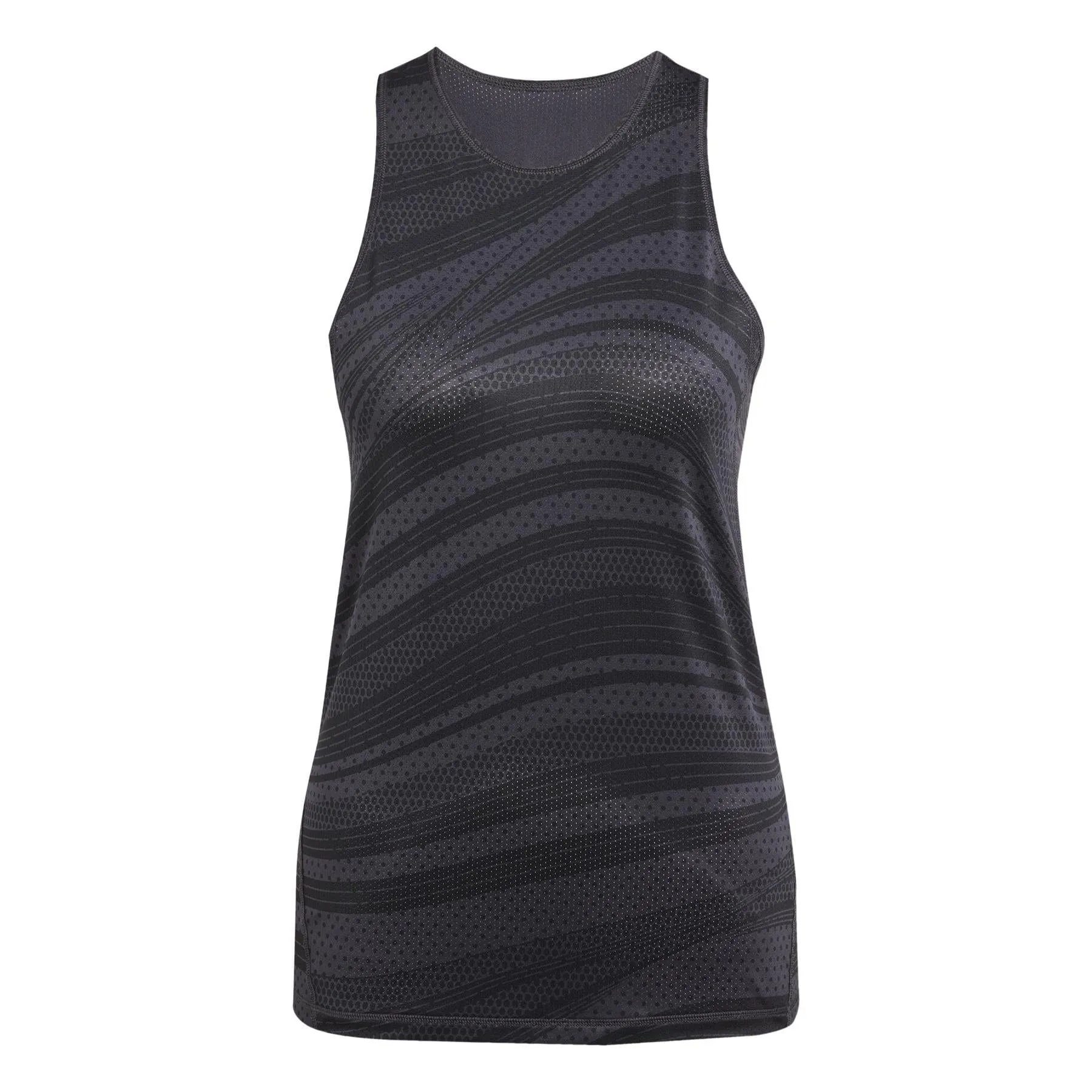 ADIDAS Womens Club Graphic Badminton Tank Top - Black
