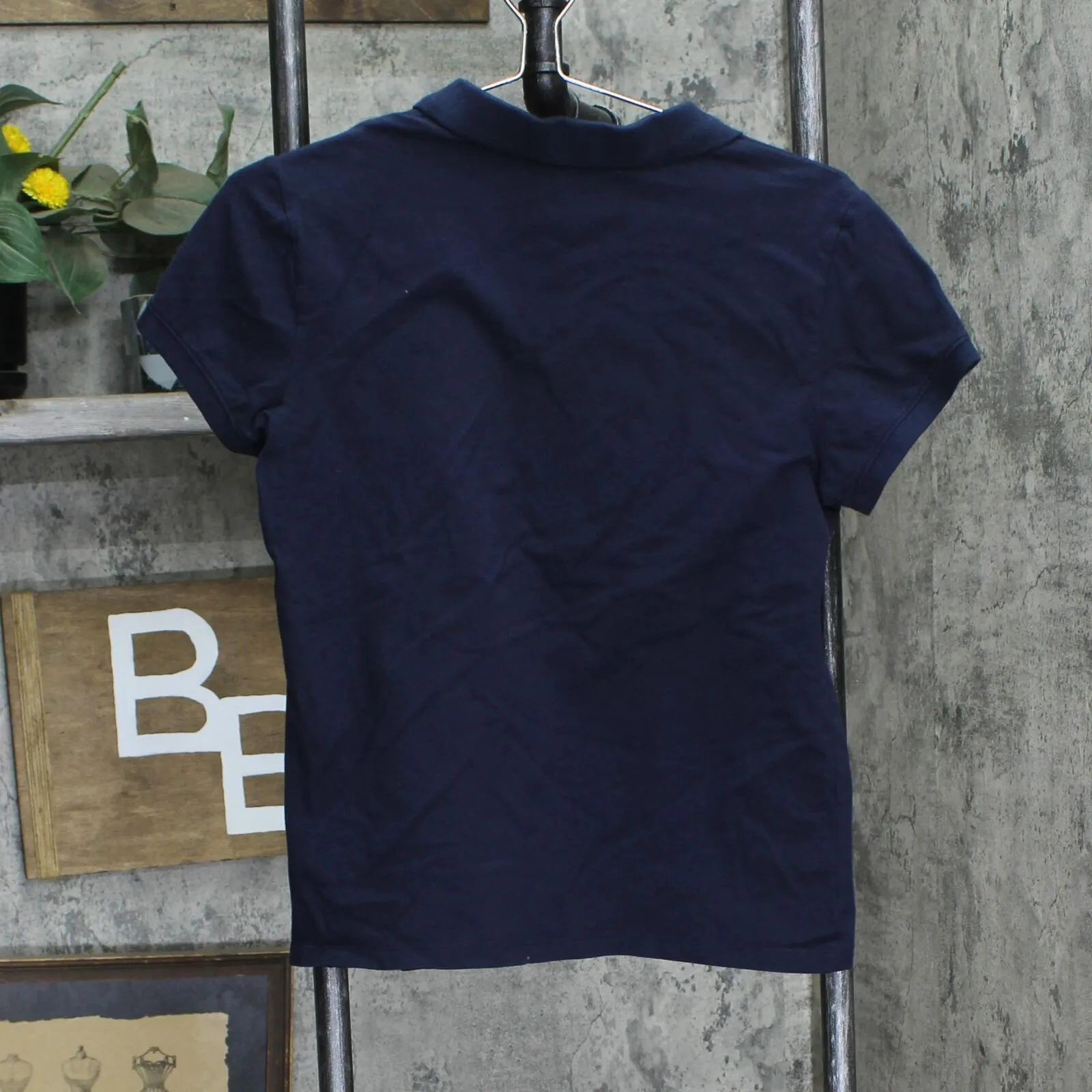 Aeropostale Girls Short Sleeve Polo Shirt 1678eb98b139ed Navy Blue XL