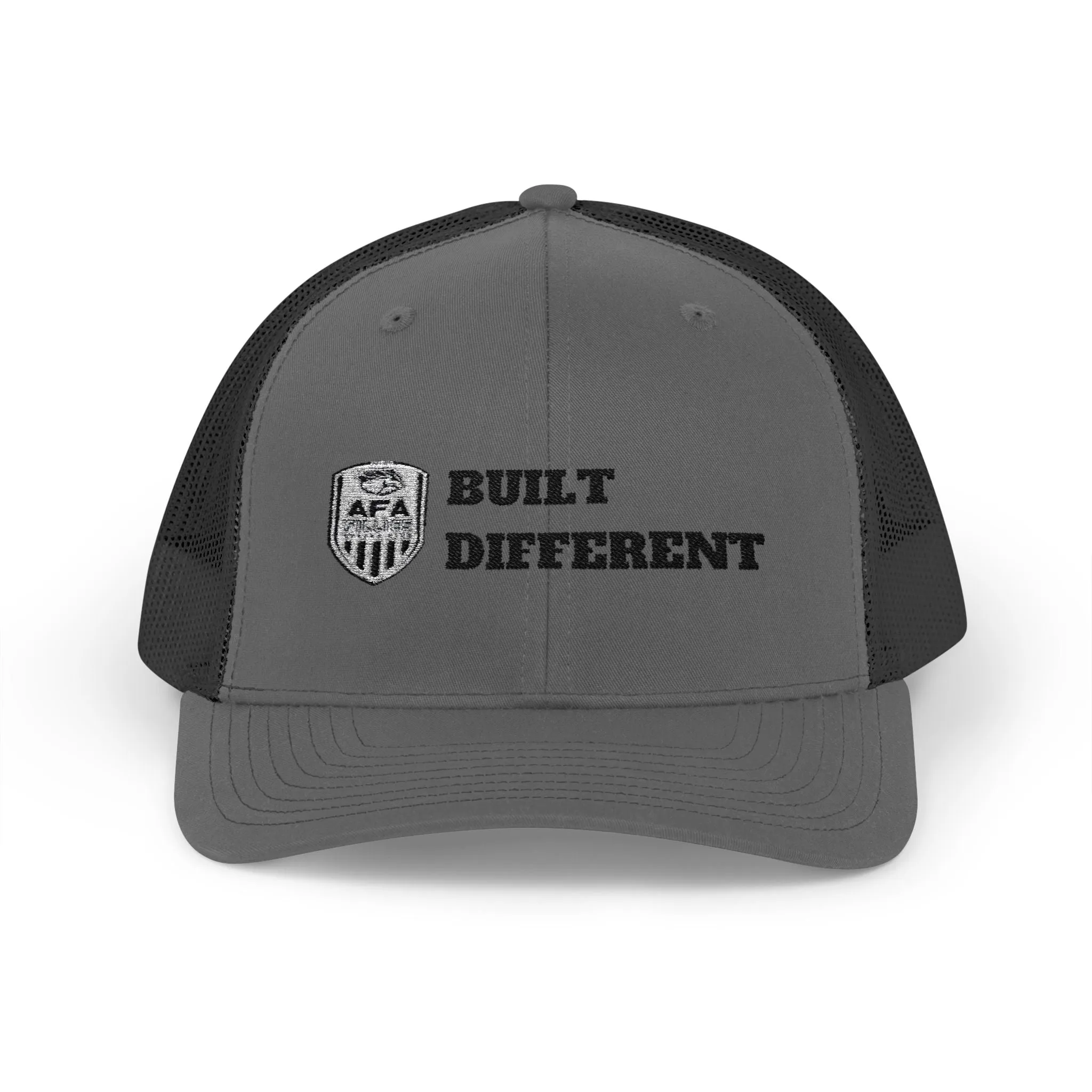 AFA Built Different Snapback Trucker Cap