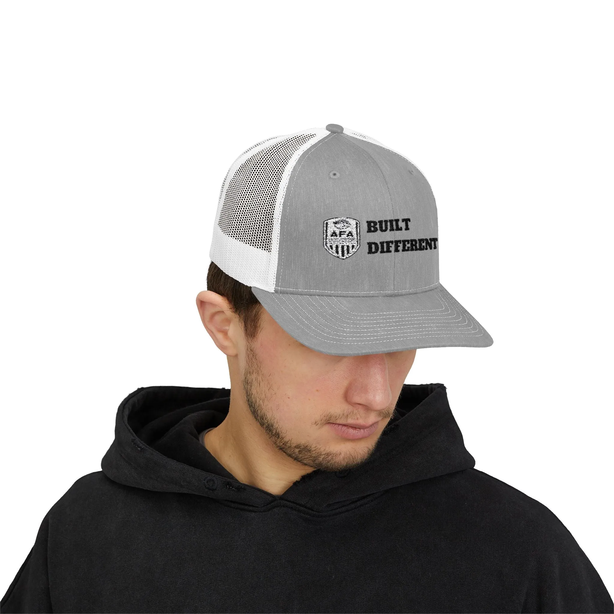 AFA Built Different Snapback Trucker Cap