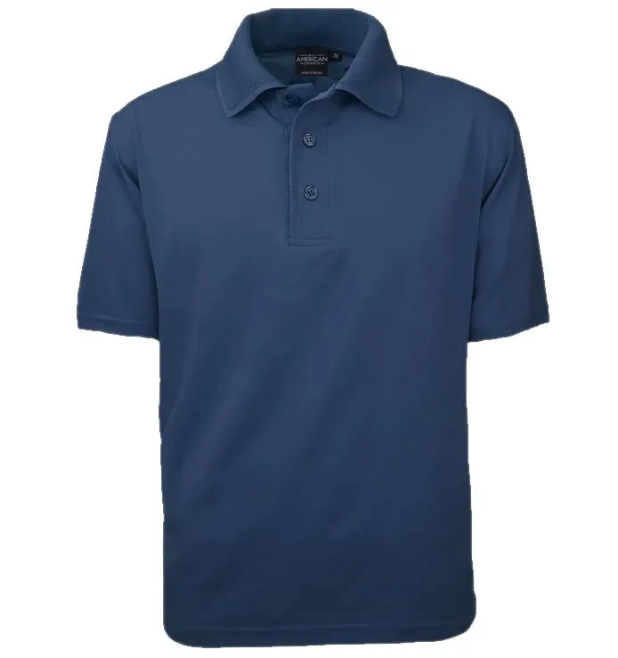 All American Clothing Co. - Aqua Dry Polo Shirt in Winter Colors