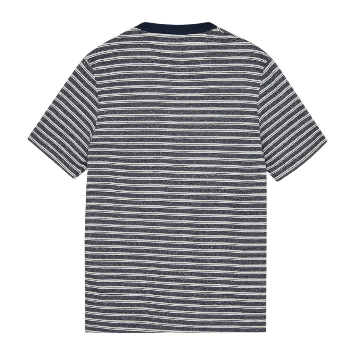 Anerkjendt Akkikki Cotton Linen Stripe Tee Sky Captain
