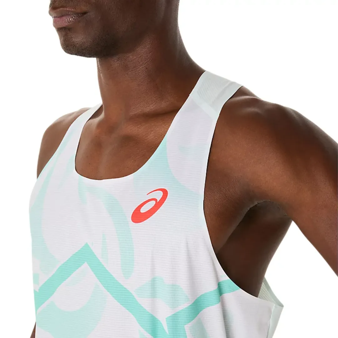 Asics Mens Light Knit Graphic Singlet