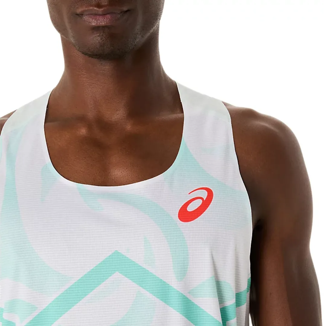 Asics Mens Light Knit Graphic Singlet