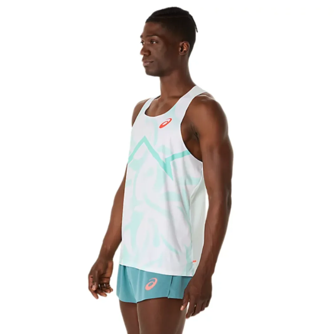 Asics Mens Light Knit Graphic Singlet