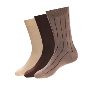 ASSORTED PREMIUM COTTON DROP NEEDLE SOCKS - 6 PK