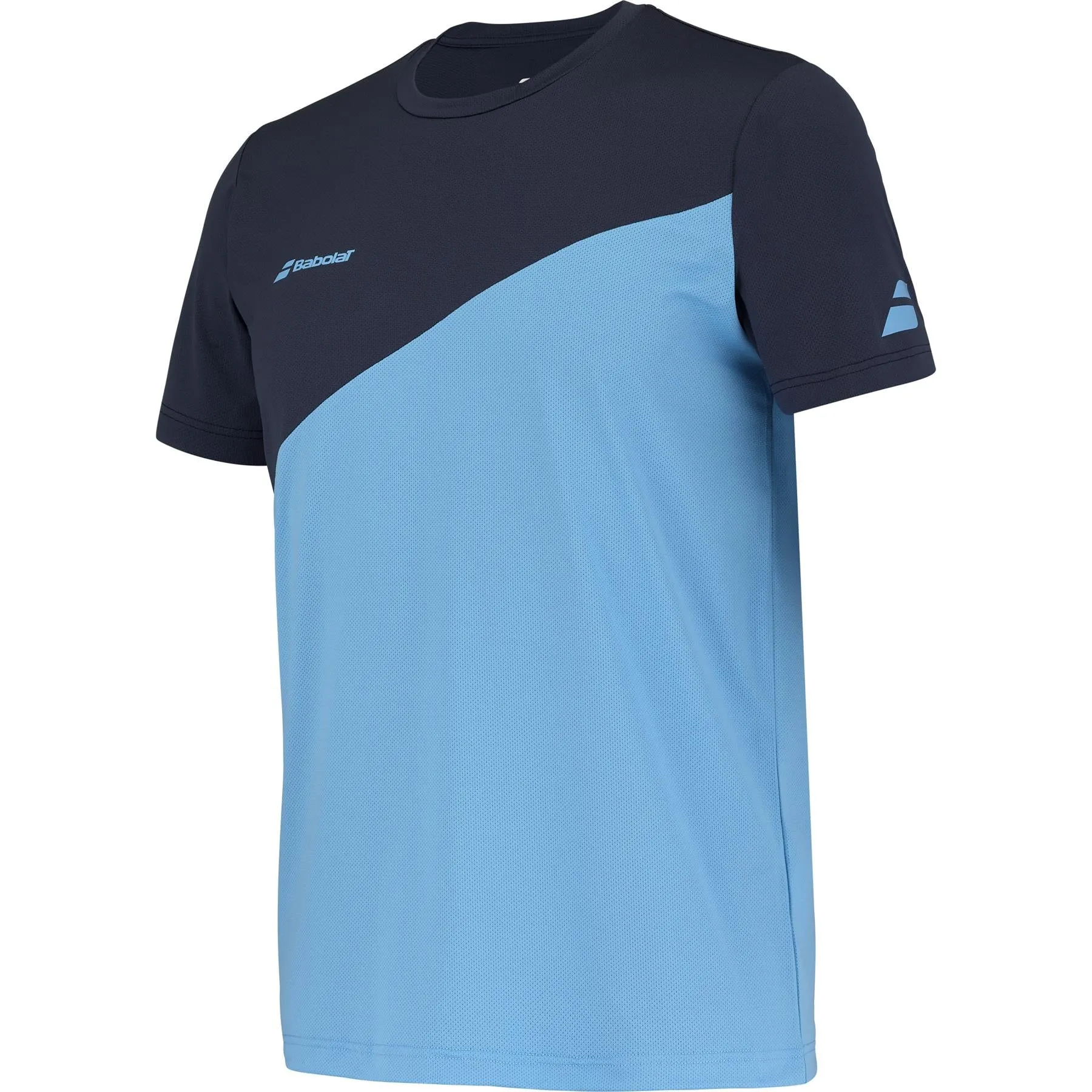 Babolat Drive Crew Mens Tennis T-Shirt - Drive Blue