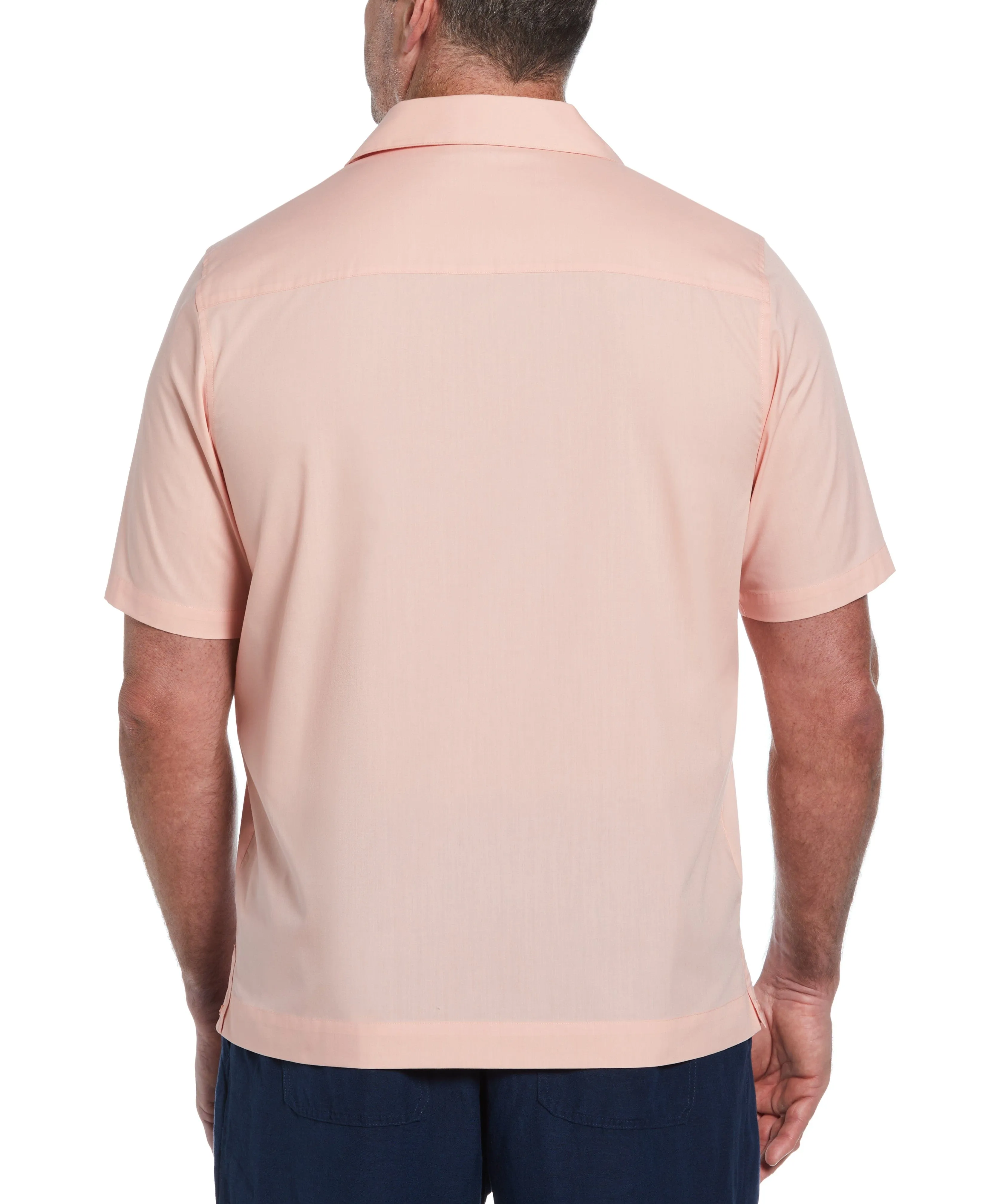 Big & Tall Authentic Embroidered Guayabera Shirt