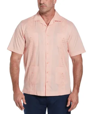 Big & Tall Authentic Embroidered Guayabera Shirt