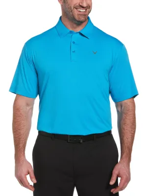 Big & Tall Cooling Micro Hex Polo with Chevron