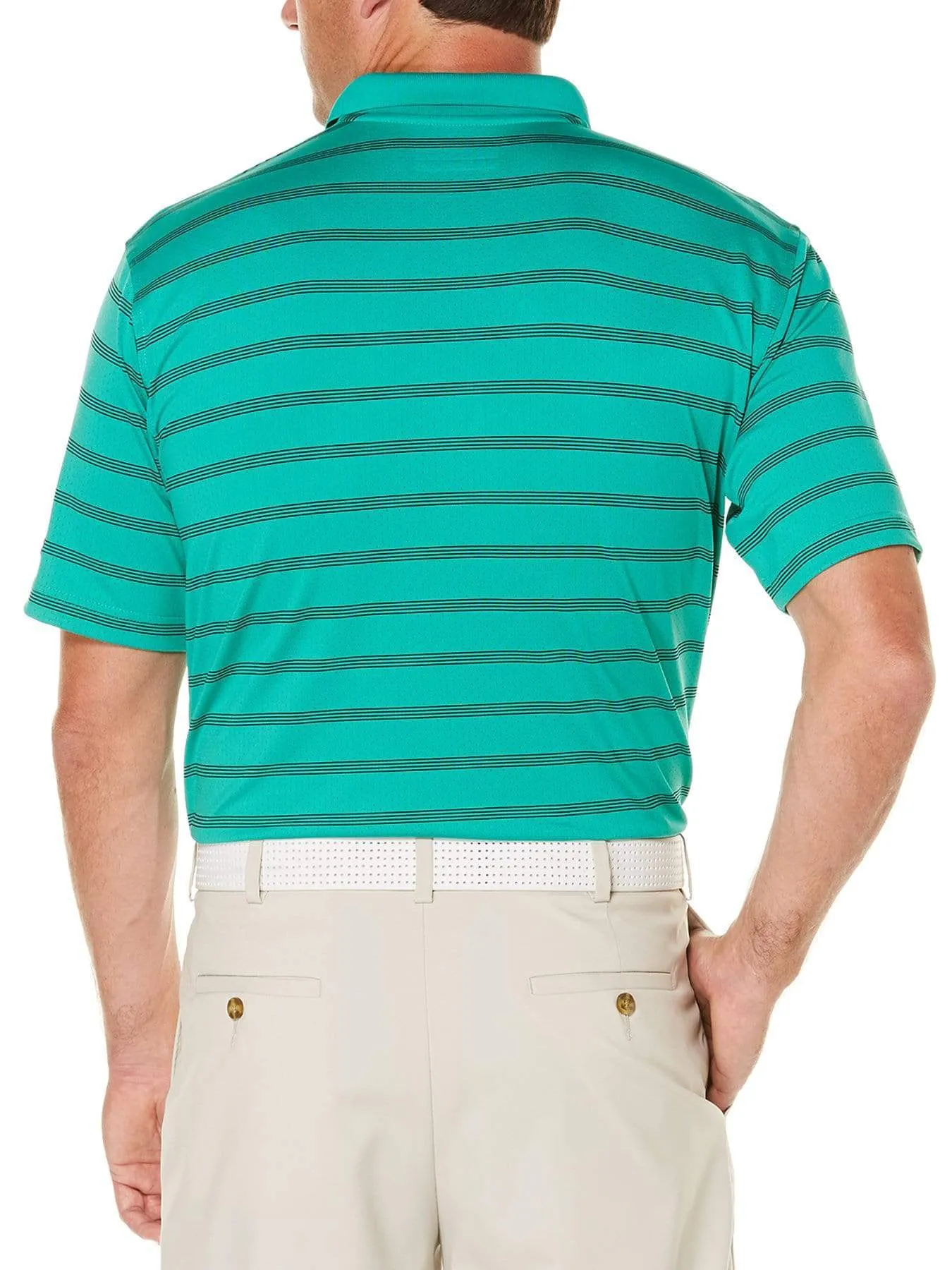 Big & Tall Opti-Dri Striped Polo