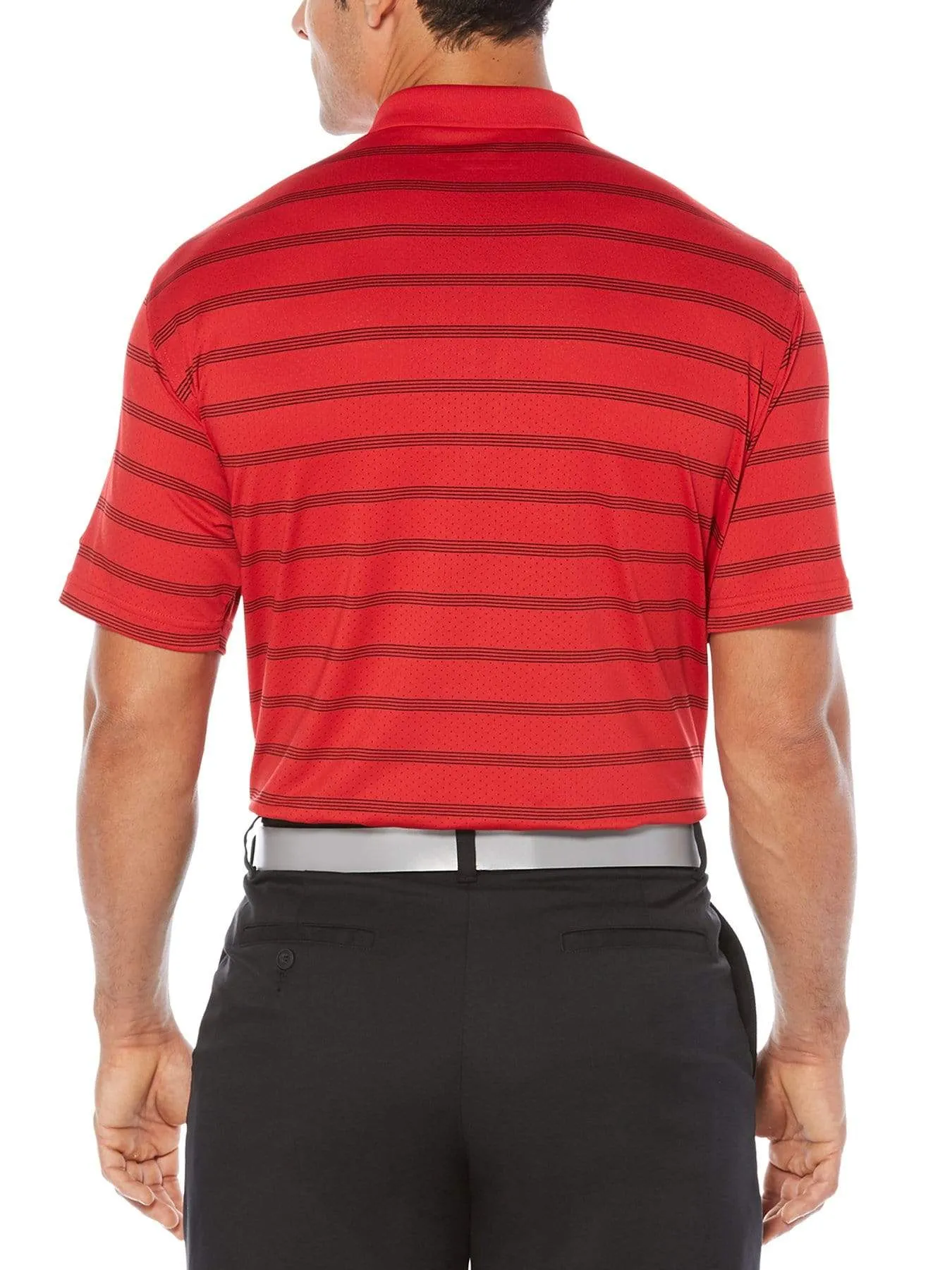 Big & Tall Opti-Dri Striped Polo
