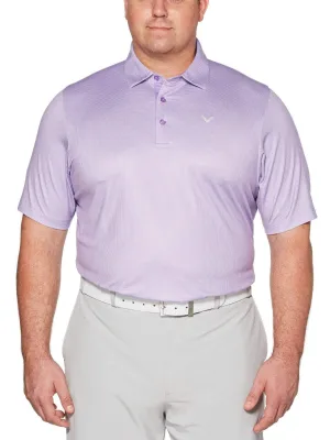 Big & Tall Printed Gingham Swing Tech™ Polo