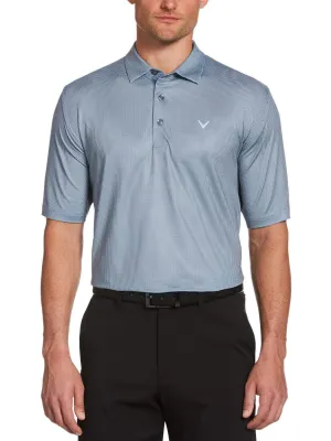 Big & Tall Printed Gingham Swing Tech™ Polo