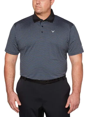 Big & Tall Refined 3-Color Stripe Polo