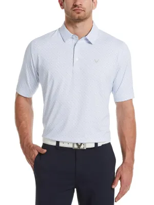 Big & Tall Swing Tech™ Chev Print Polo