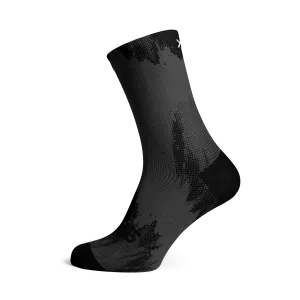 Black Gravel Cycling Socks