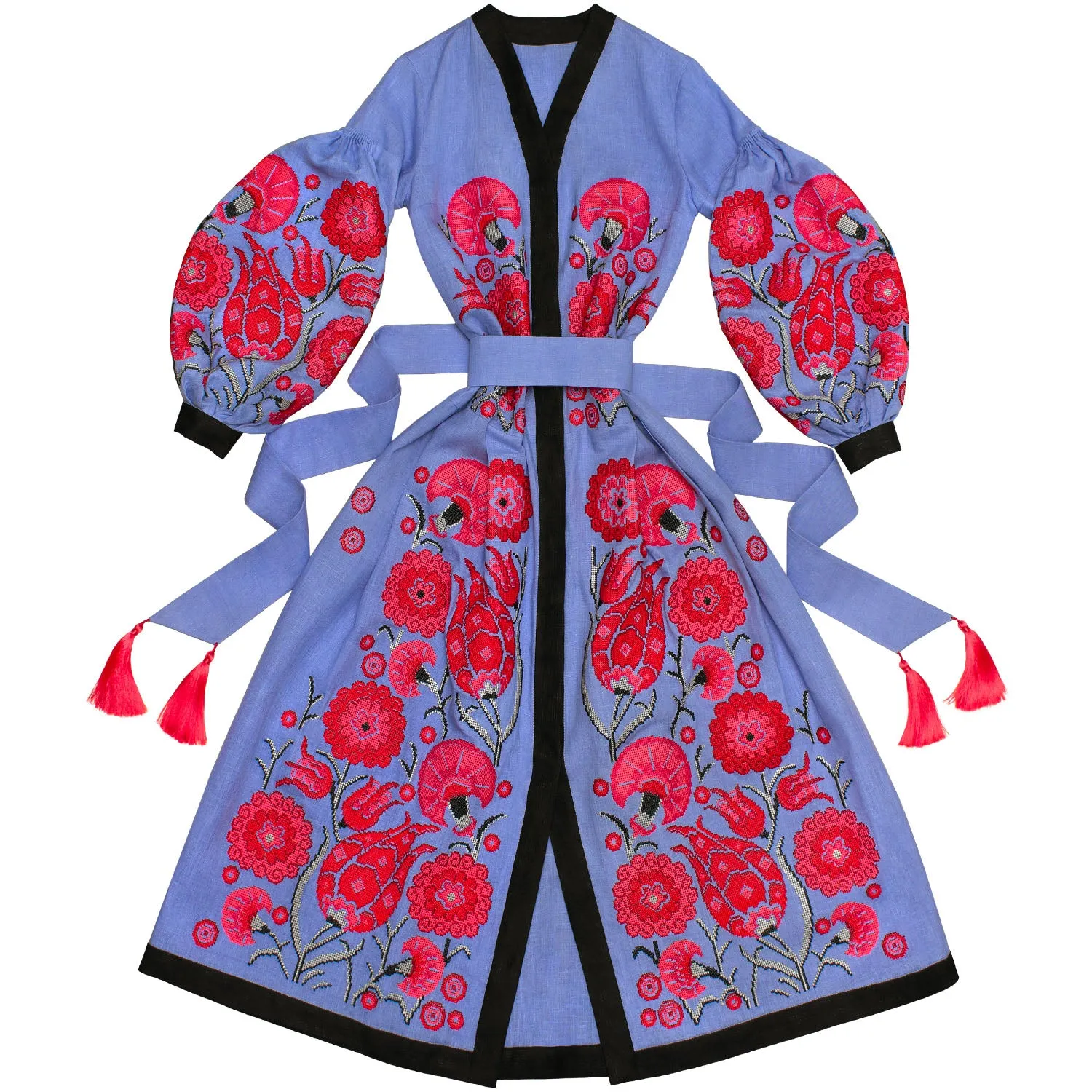 Blue Boho style Kaftan