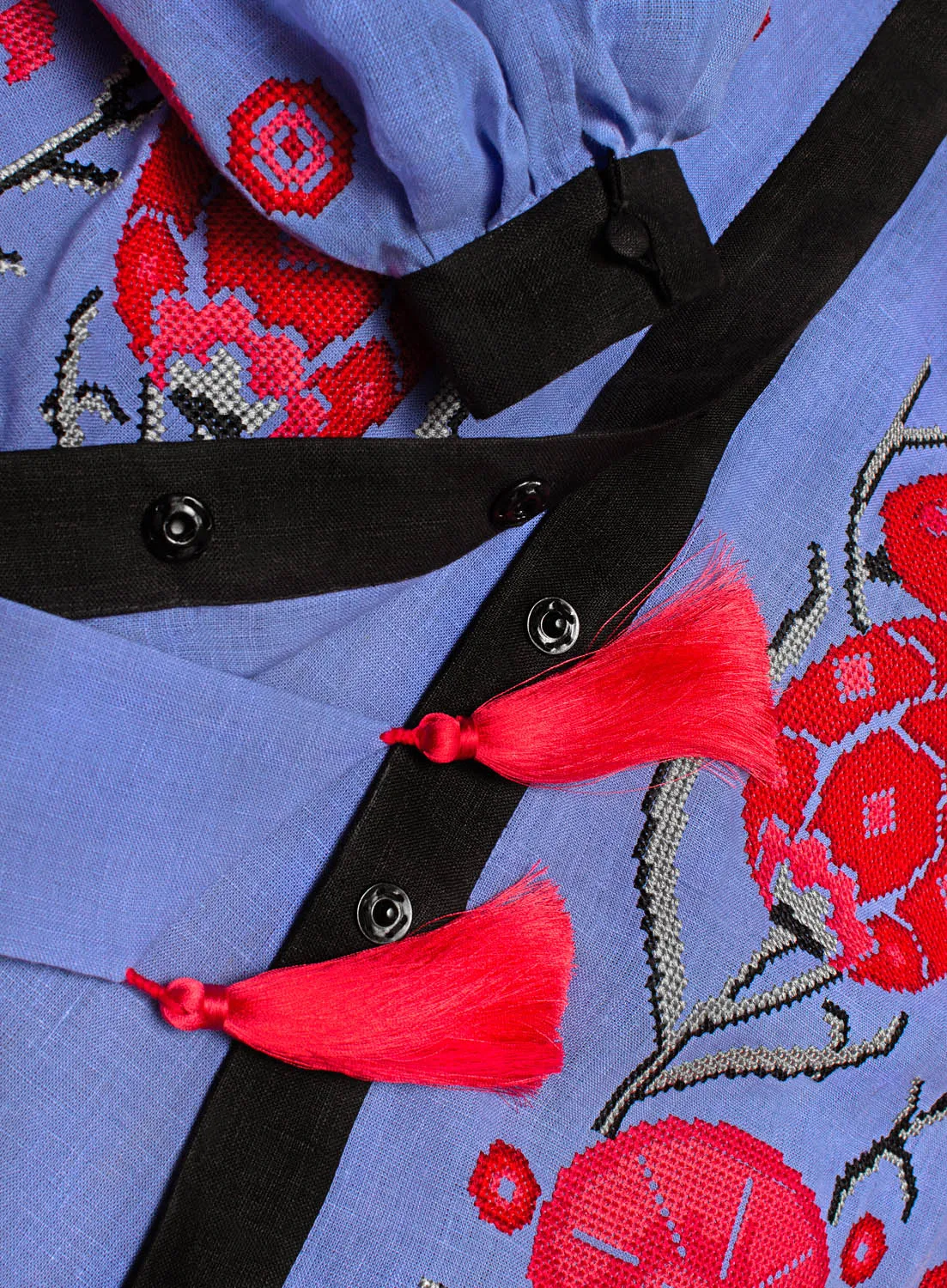 Blue Boho style Kaftan