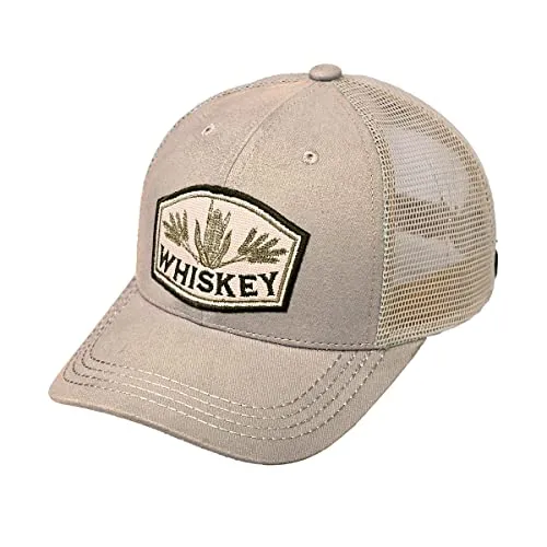 Bourbon & Whiskey Mesh Trucker Hat by Funky Junque