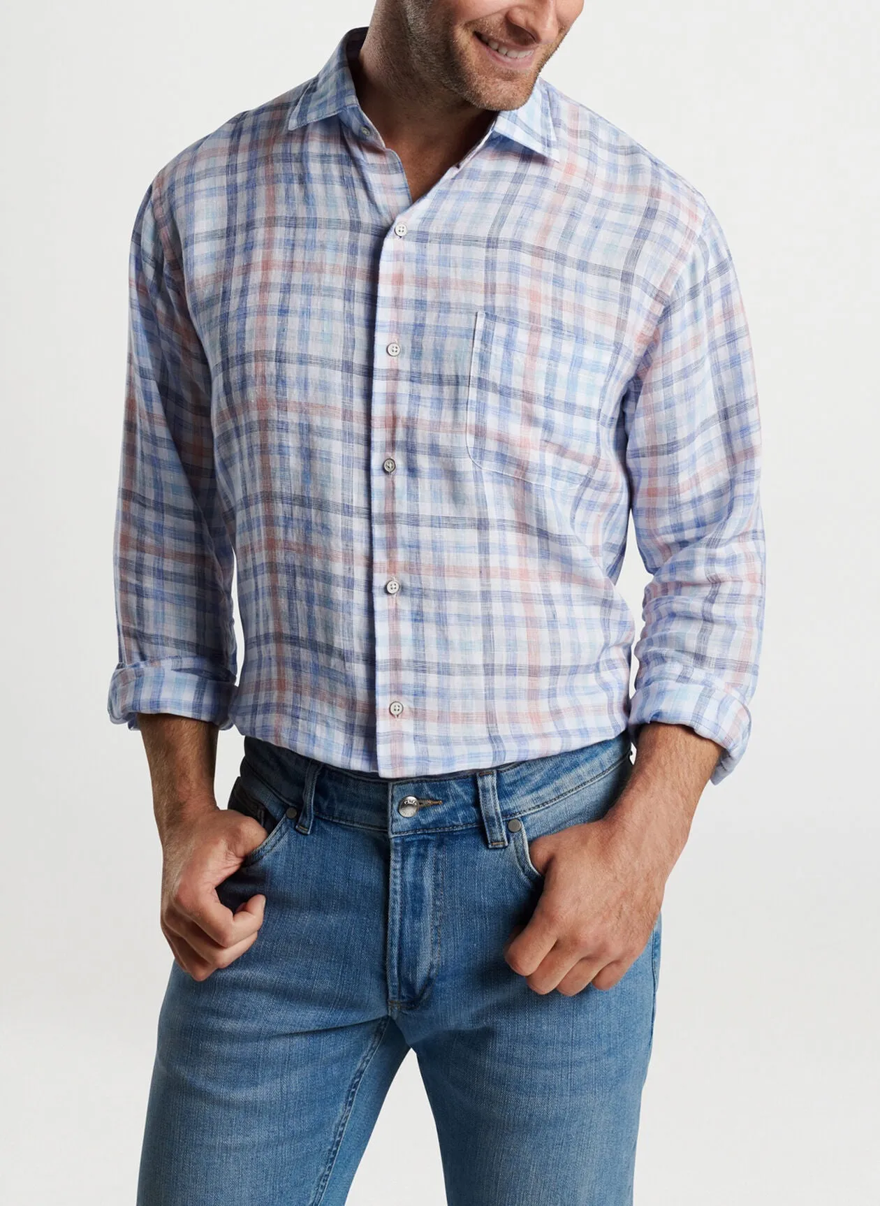 Breakwater Linen Sport Shirt (Multi)
