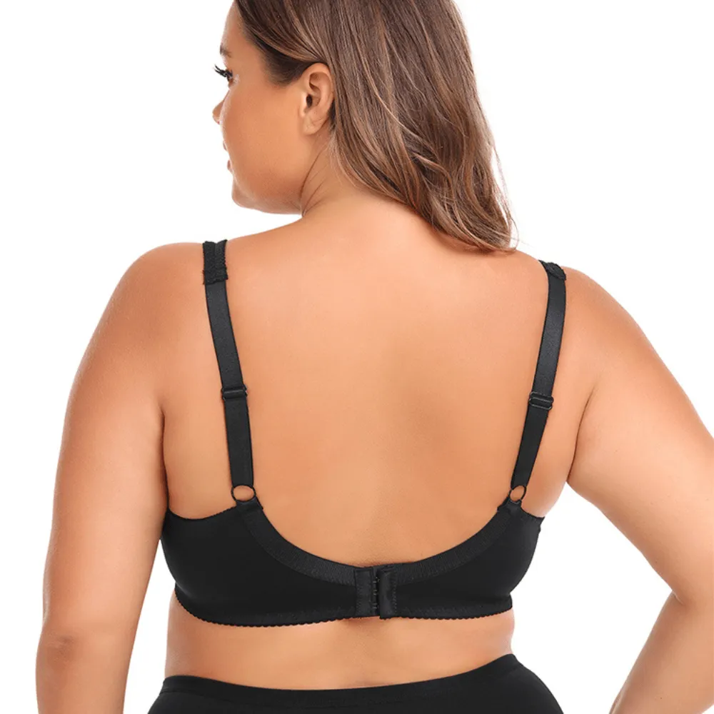 Breathable Full Coverage Support Lift Lace Bra