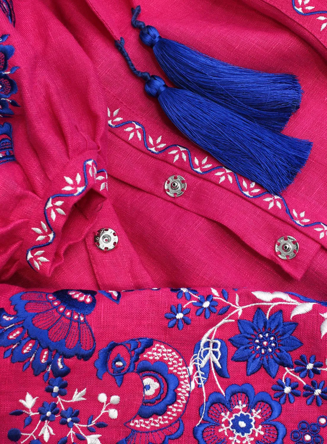 Bright Kaftan in Bohemian style