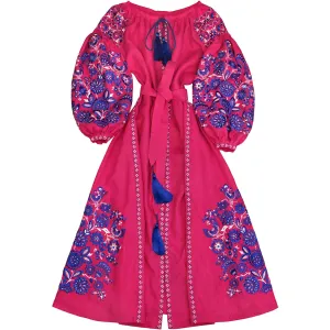 Bright Kaftan in Bohemian style