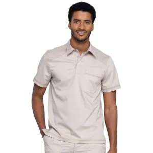 Cherokee Revolution WW615 Scrubs Top Men Khaki