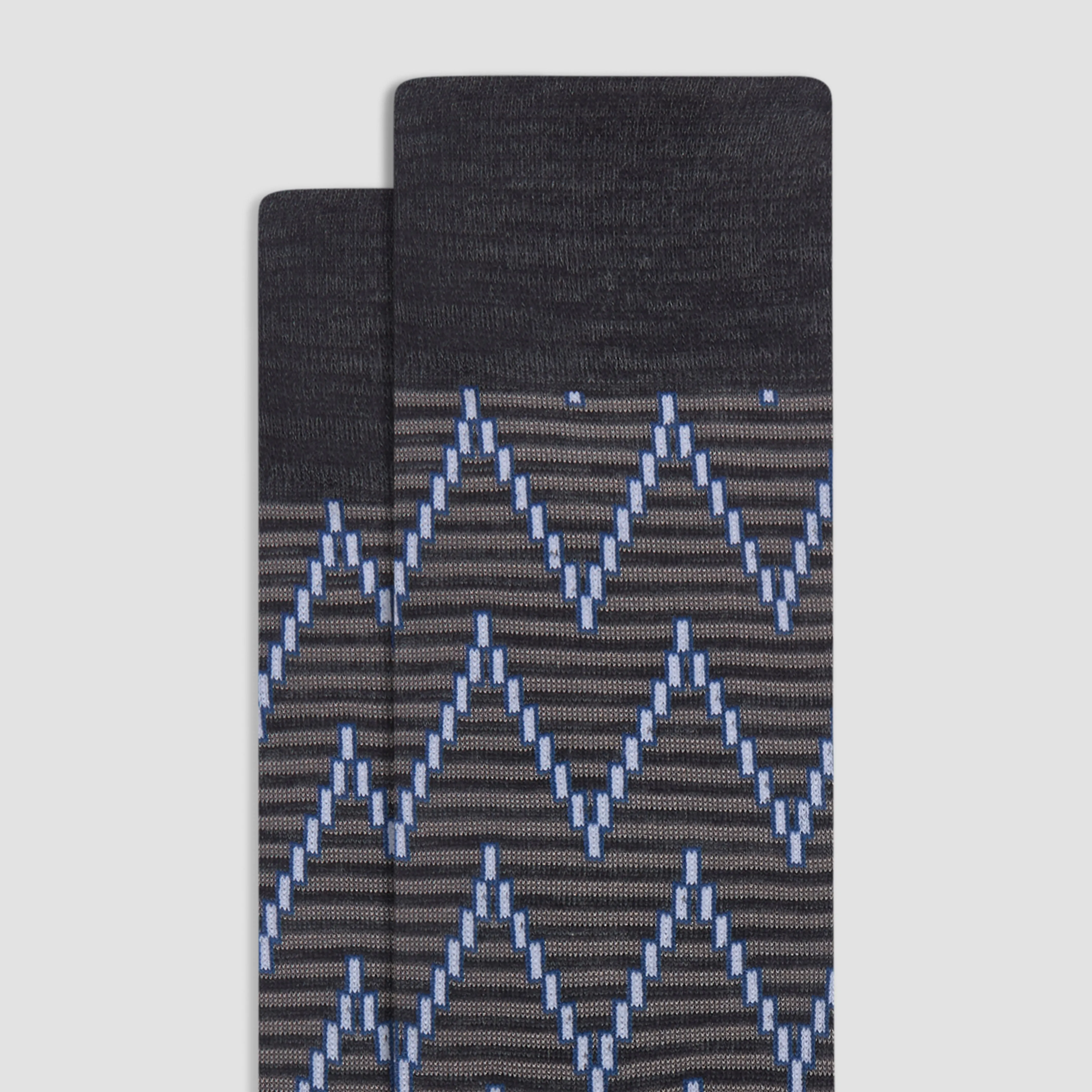Chevron Stripe Mid-Calf Socks