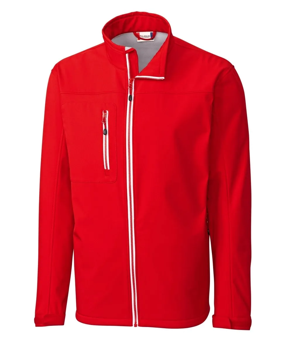 Clique Telemark Stretch Softshell Full Zip Mens Jacket
