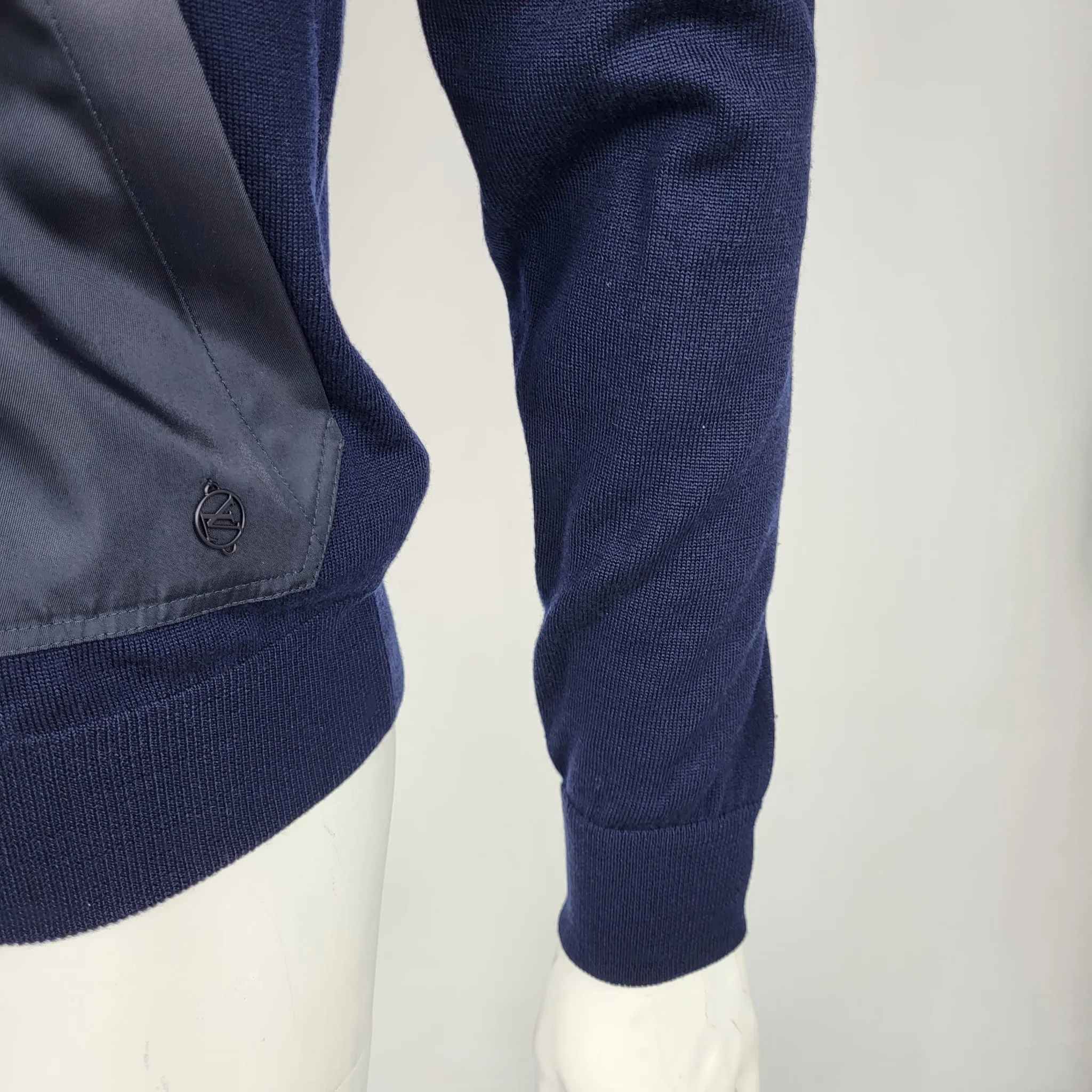 Color Block Technical Nylon Blouson Jacket