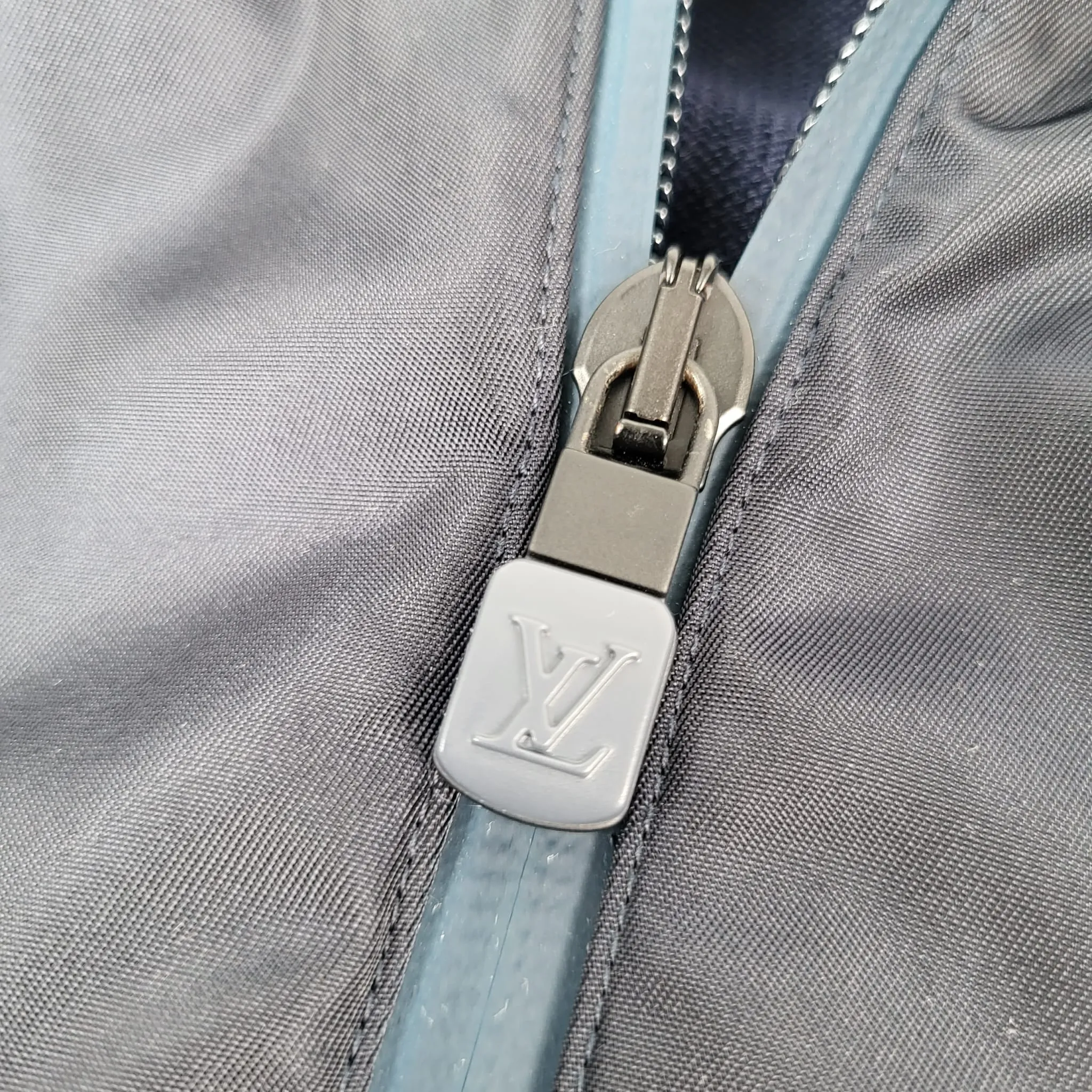 Color Block Technical Nylon Blouson Jacket