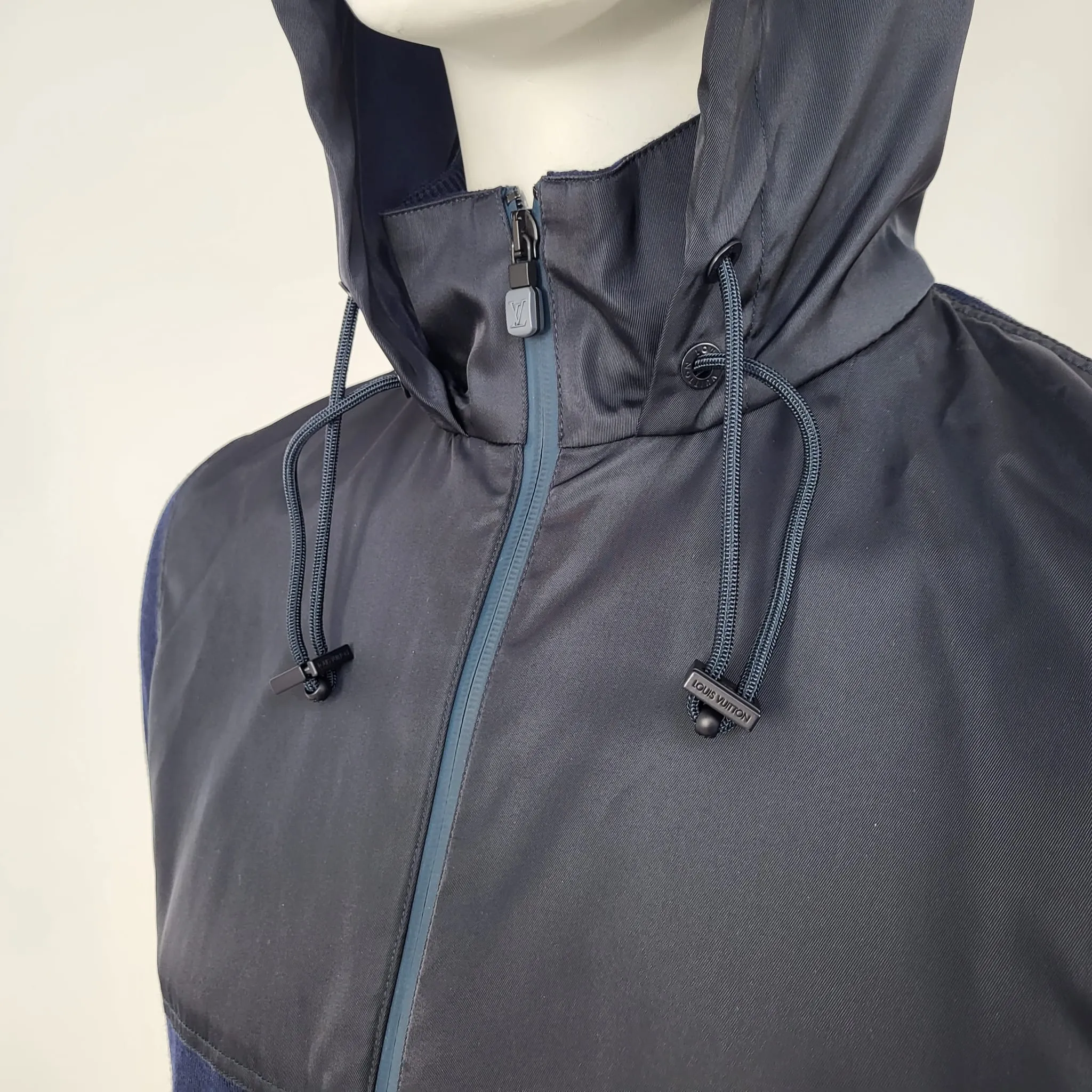 Color Block Technical Nylon Blouson Jacket