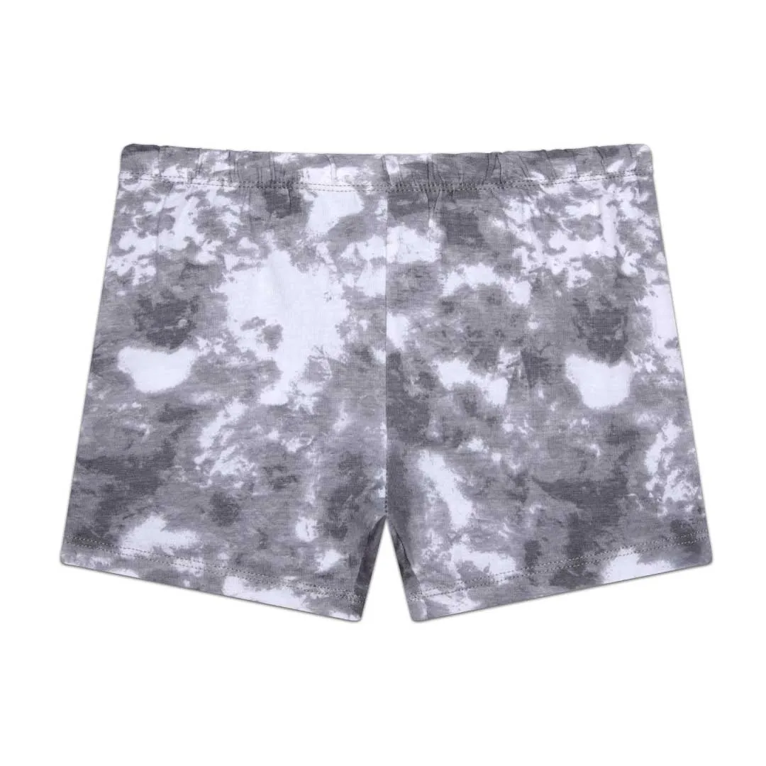 Cotton Spandex Girl's Play Shorts - 4 Pack