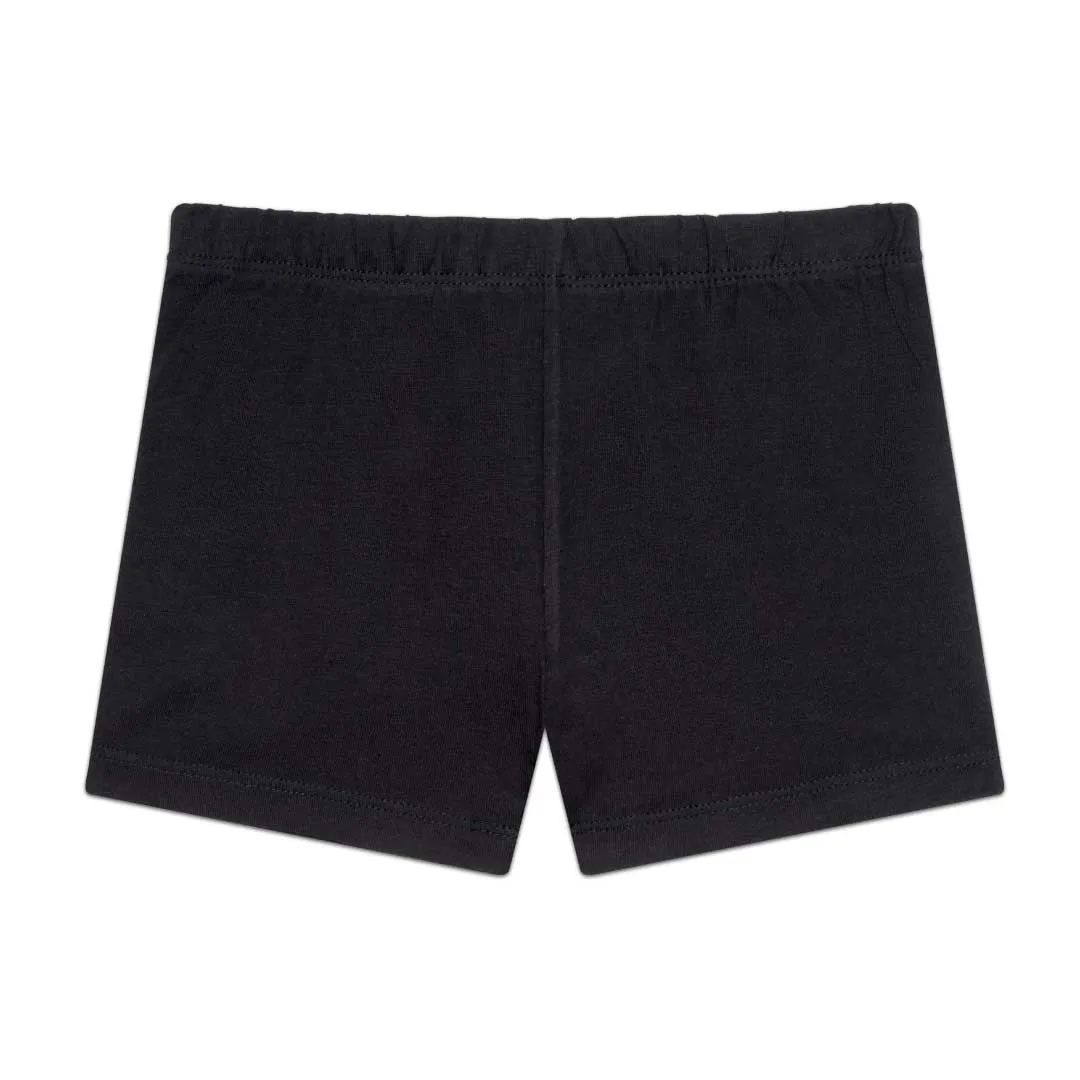 Cotton Spandex Girl's Play Shorts - 4 Pack