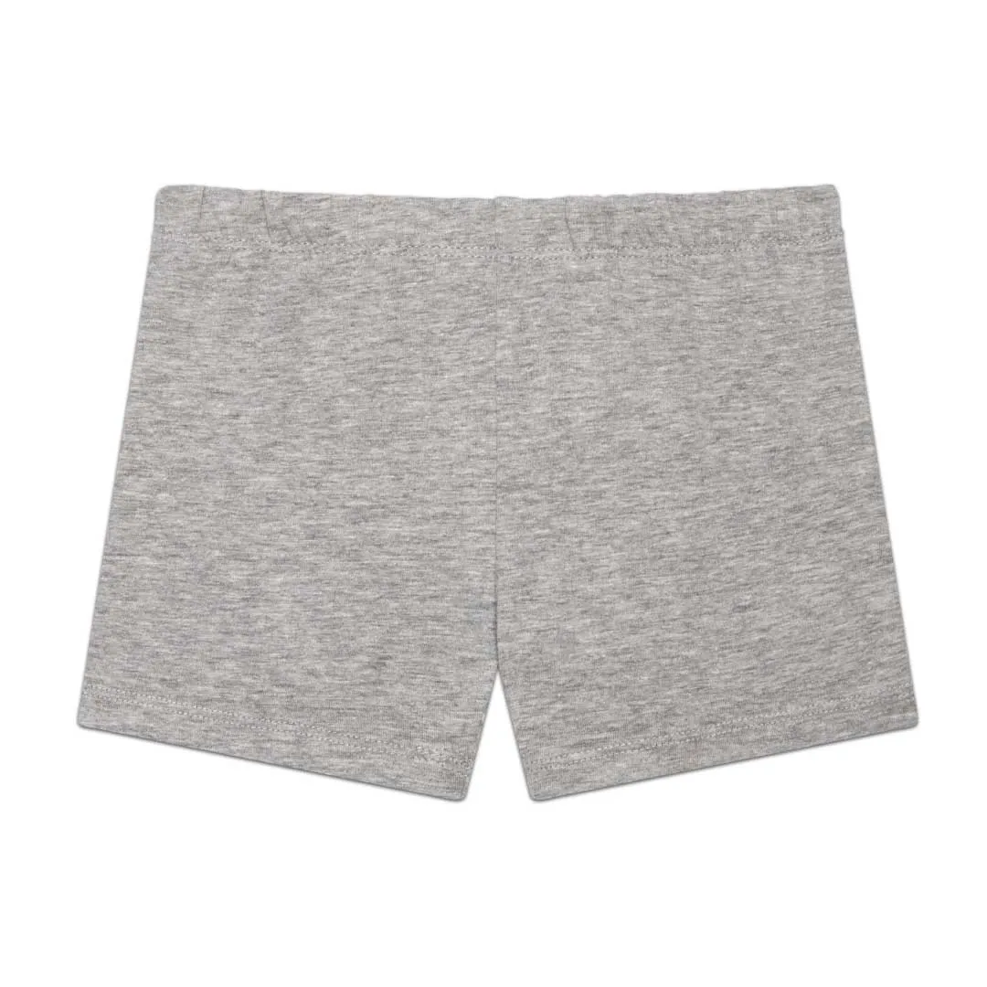Cotton Spandex Girl's Play Shorts - 4 Pack