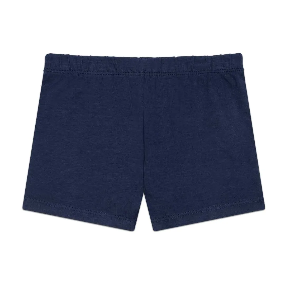 Cotton Spandex Girl's Play Shorts - 4 Pack