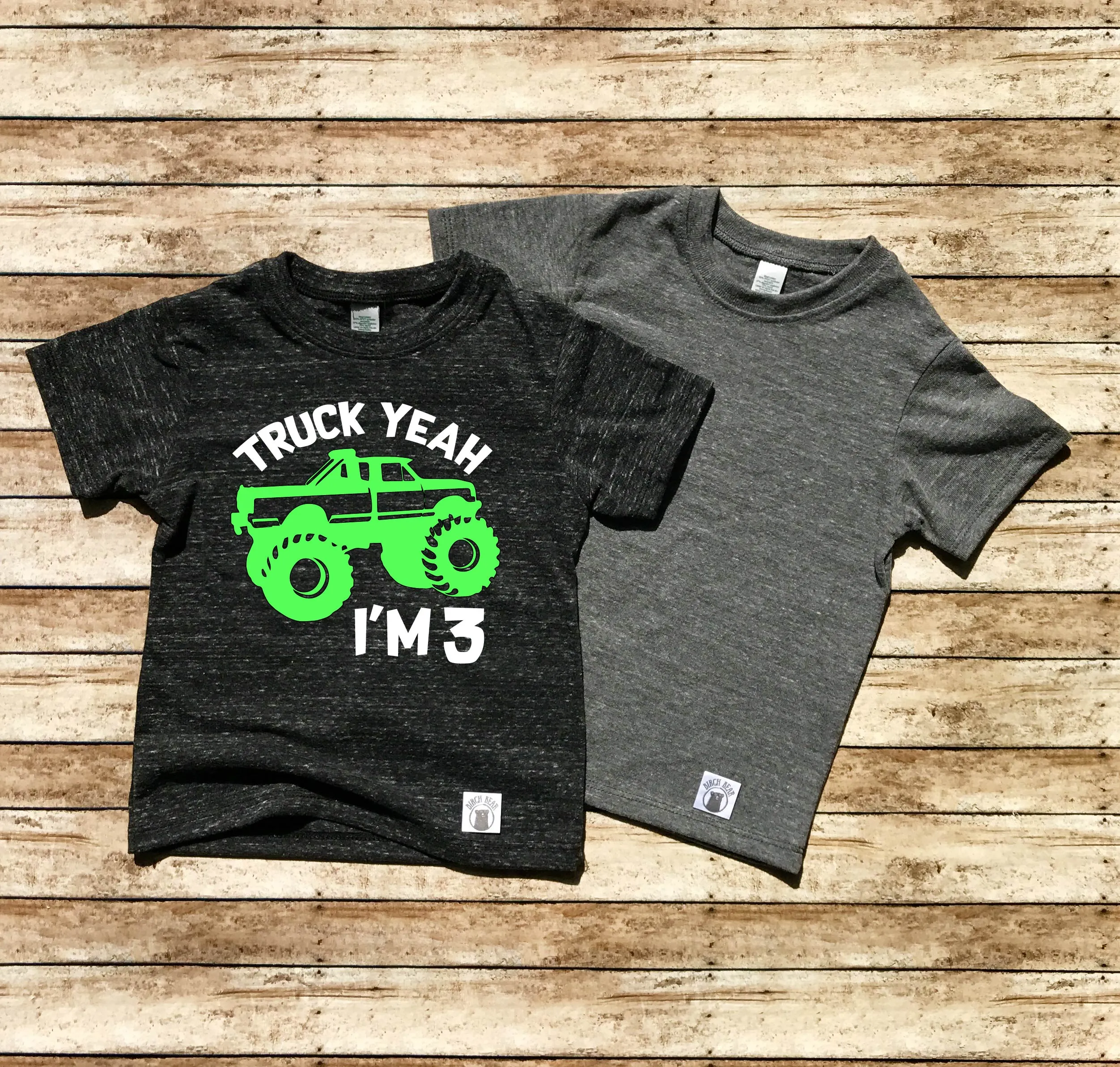Custom Truck Yeah Monster Truck Birthday Shirt Shirt