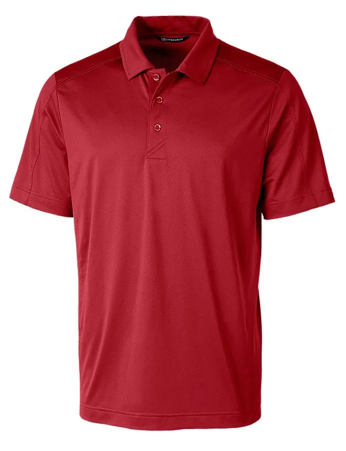 Cutter & Buck Men's Prospect Textured Stretch Short Sleeve Polo