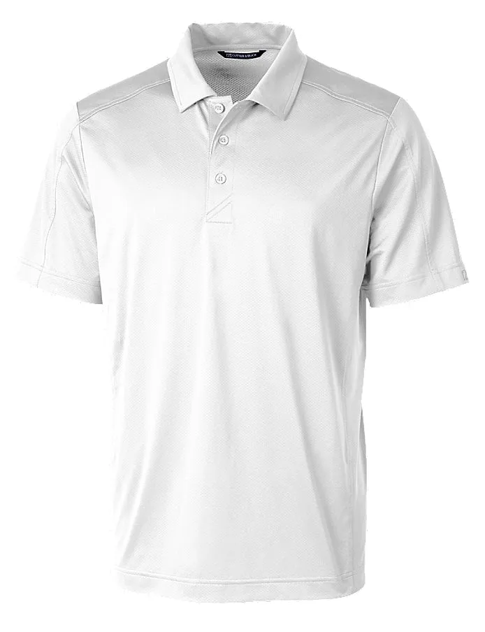 Cutter & Buck Men's Prospect Textured Stretch Short Sleeve Polo