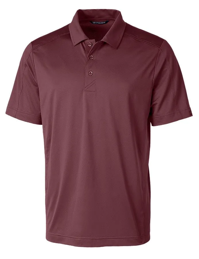 Cutter & Buck Men's Prospect Textured Stretch Short Sleeve Polo