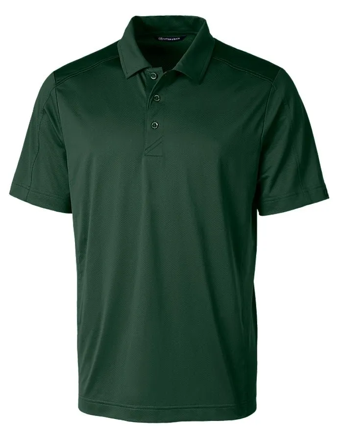 Cutter & Buck Men's Prospect Textured Stretch Short Sleeve Polo