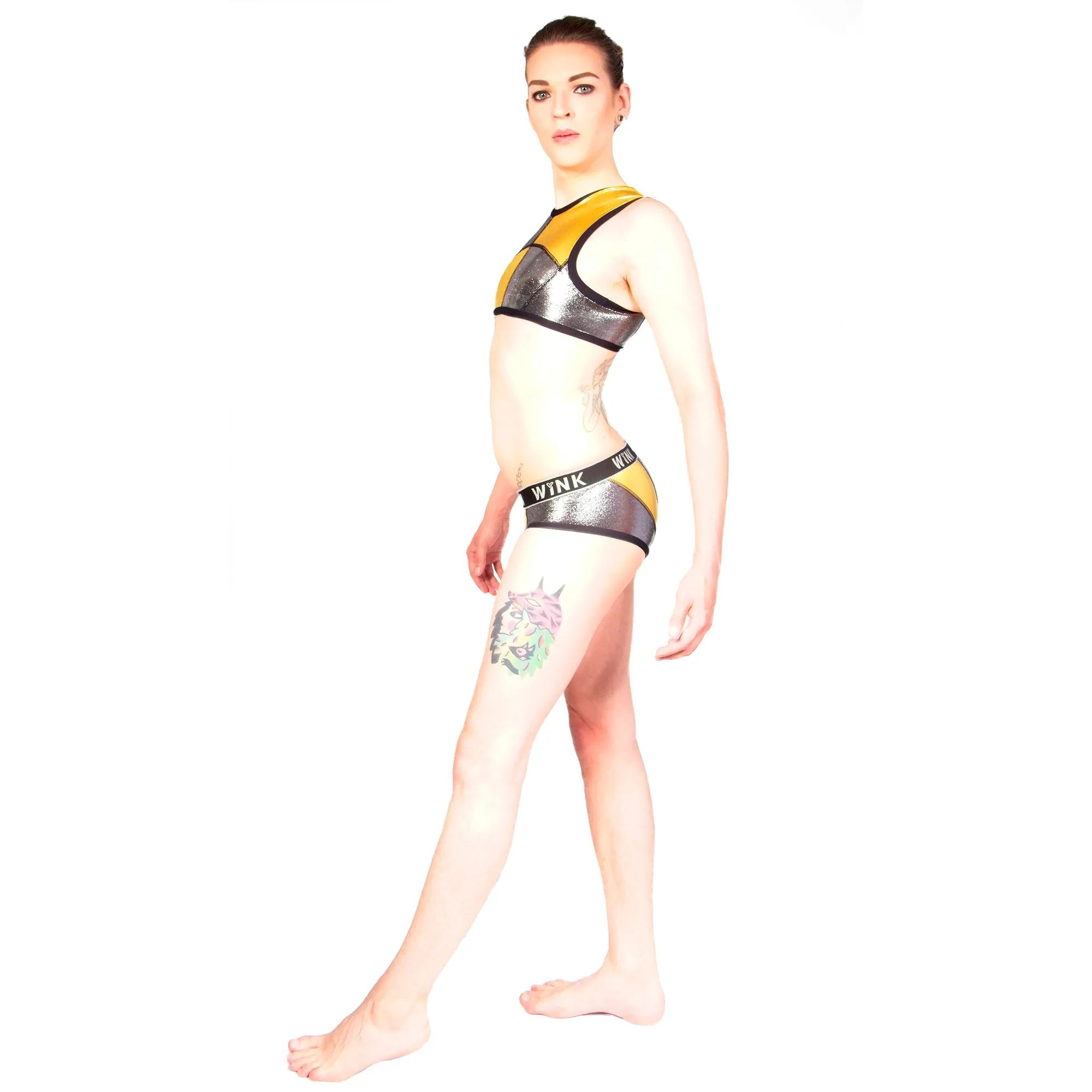 Damian Top - Gold / Silver