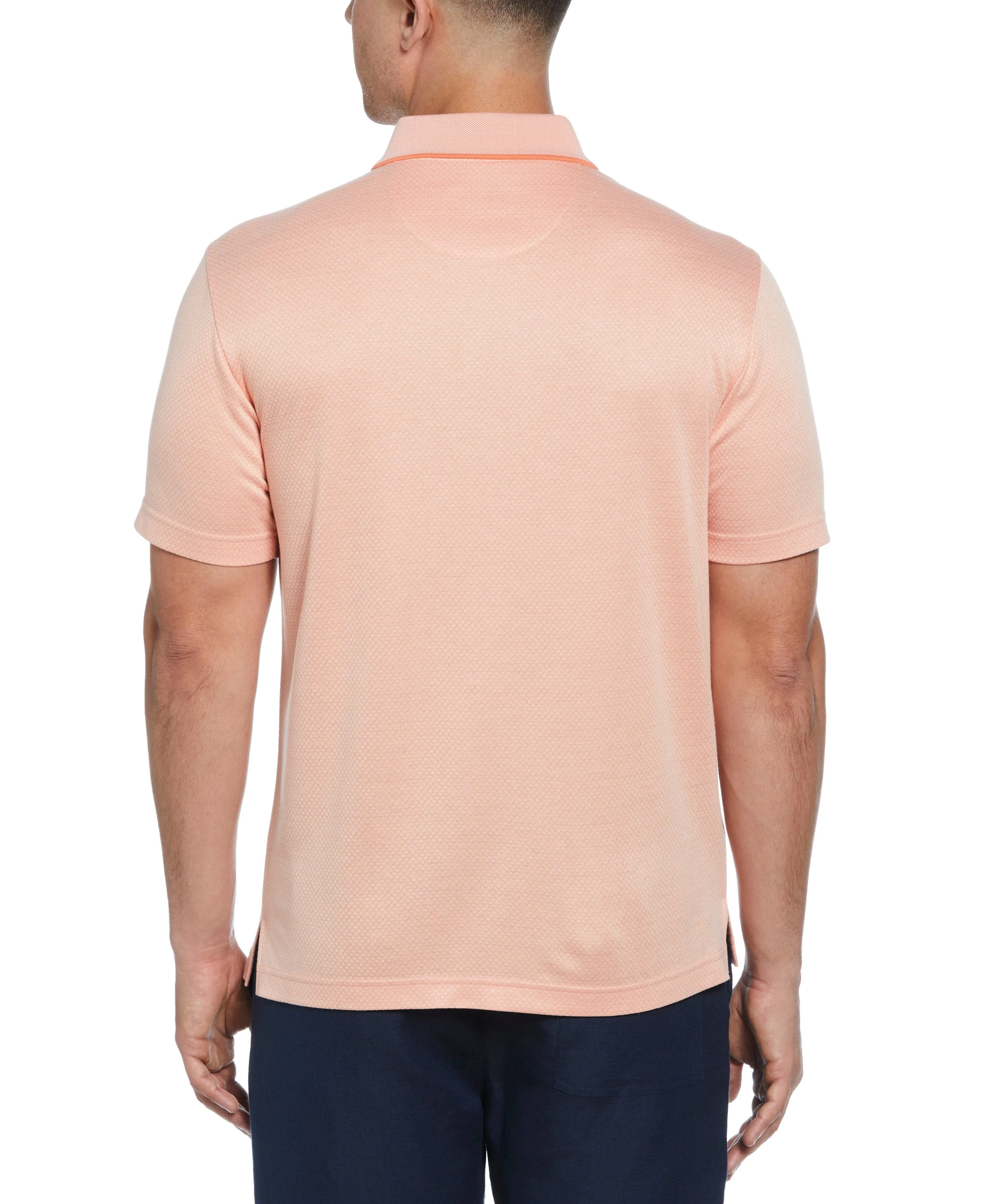 Diamond Jacquard Polo Shirt