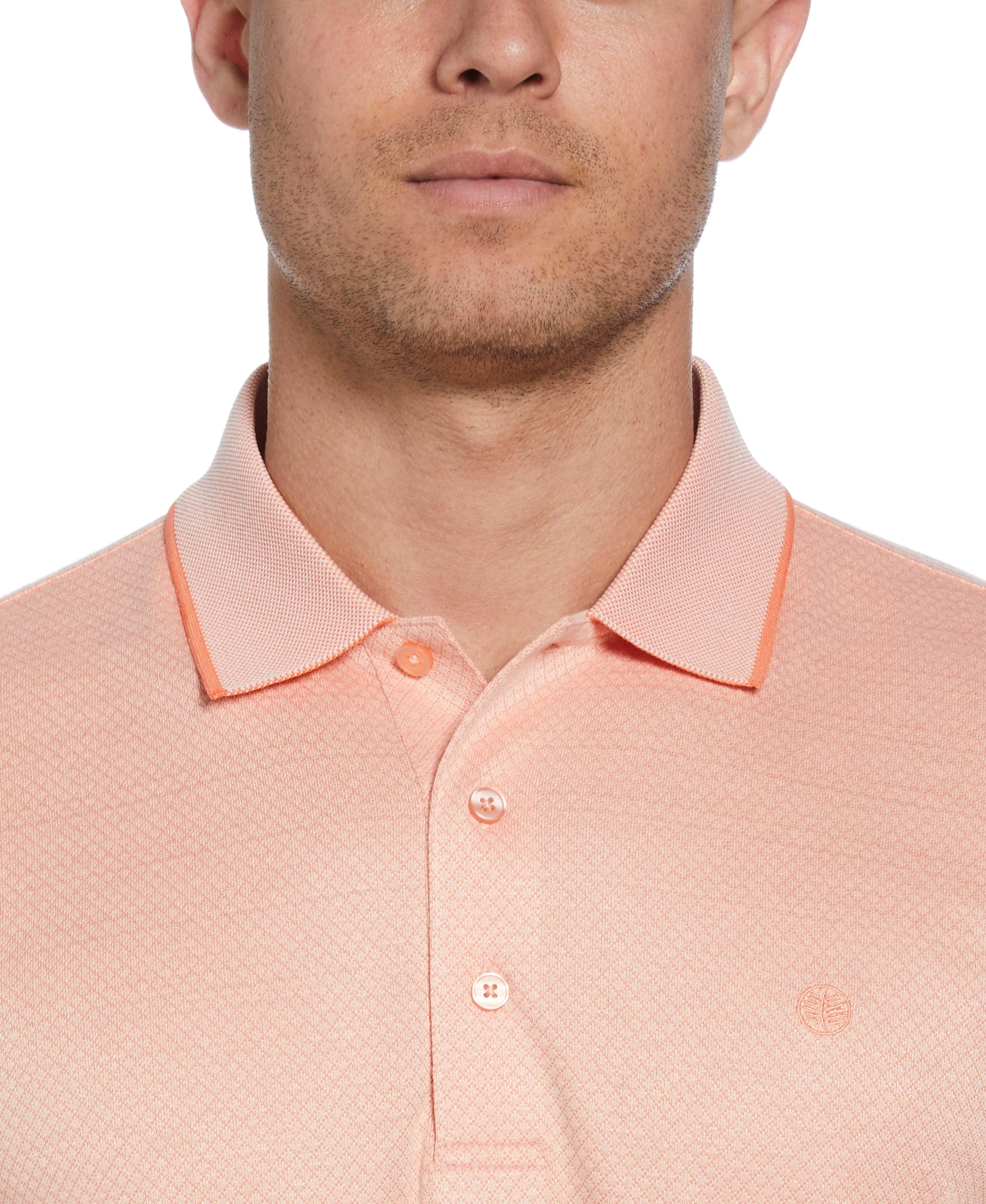 Diamond Jacquard Polo Shirt